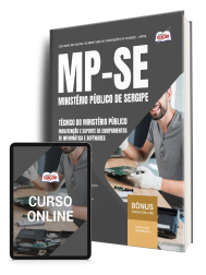 Capa Apostila MP-SE 2025 - Técnico do Ministério Público - Manutenção e Suporte de Equipamentos de Informática e Softwares