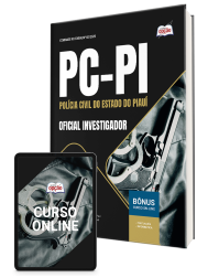 Capa Apostila PC-PI 2026 - Oficial Investigador