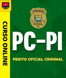 Capa Curso PC-PI - Perito Oficial Criminal - Comum a Todos os Cargos