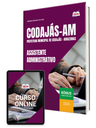 Capa Apostila Prefeitura de Codajás-AM 2026 - Assistente Administrativo