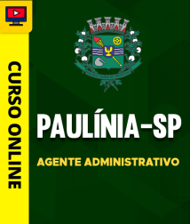 Capa Curso Prefeitura de Paulínia-SP - Agente Administrativo