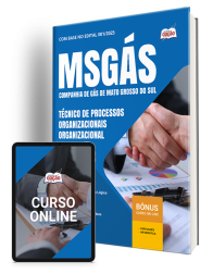 Capa Apostila MSGÁS 2026 - Técnico de Processos Organizacionais - Organizacional