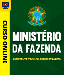 Capa Curso Ministério da Fazenda - Assistente Técnico Administrativo