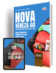 Capa Apostila Prefeitura de Nova Veneza-GO 2026 - Ensino Fundamental Incompleto (5º Ano/Antiga 4ª Série)