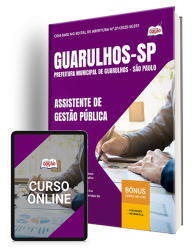 Capa Apostila Prefeitura de Guarulhos - SP 2025 - Assistente de Gestão Pública