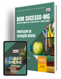 Capa Apostila Prefeitura de Bom Sucesso-MG - Professor de Educação Básica