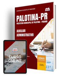 Capa Apostila Prefeitura de Palotina-PR - Auxiliar Administrativo