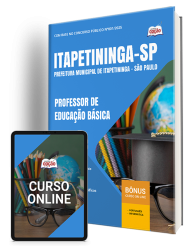 Capa Apostila Prefeitura de Itapetininga - SP - Professor de Educação Básica
