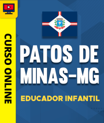 Capa Curso Prefeitura de Patos de Minas-MG - Educador Infantil