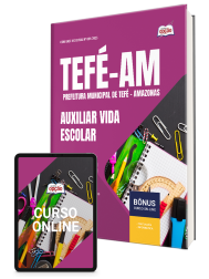 Capa Apostila Prefeitura de Tefé-AM - Auxiliar Vida Escolar