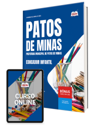 Capa Apostila SME Patos de Minas-MG 2026 - Educador Infantil