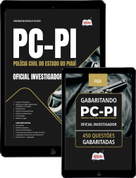 Capa Combo PC-PI - Oficial Investigador