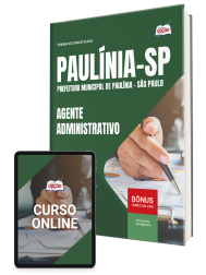 Capa Apostila Prefeitura de Paulínia - SP - Agente Administrativo