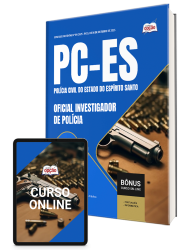 Capa Apostila PC-ES 2026 - Oficial Investigador de Polícia