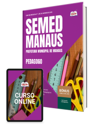 Capa Apostila SEMED MANAUS 2025 - Pedagogo