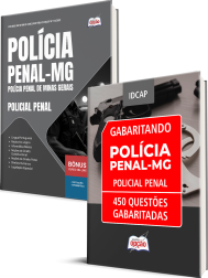 Capa Combo Polícia Penal MG 2026 - Policial Penal