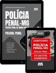 Capa Combo Polícia Penal MG - Policial Penal