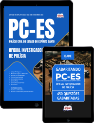 Capa Combo PC-ES - Oficial Investigador de Polícia