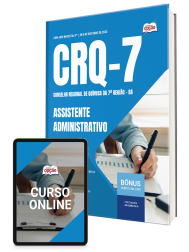 Capa Apostila CRQ-BA (CRQ-7) 2026 - Assistente Administrativo