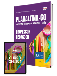 Capa Apostila Prefeitura de Planaltina - GO 2026 - Professor Pedagogo