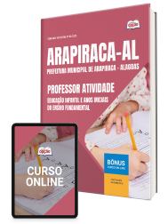 Capa Apostila Prefeitura de Arapiraca - AL - Professor Atividade (Educação Infantil e Anos Iniciais)