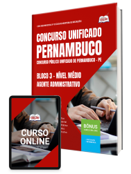 Capa Apostila Concurso Unificado Pernambuco - Bloco 3 - Nível Médio - Agente Administrativo