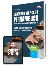 Capa Apostila CPU-PE - Bloco 3 - Agente de Fiscalização Metrológica Legal e Qualidade