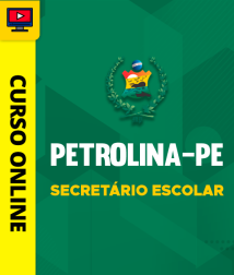 Capa Curso Prefeitura de Petrolina-PE - Secretário Escolar