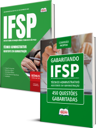 Capa Combo IFSP 2025 - Técnico Administrativo - Assistente em Administração