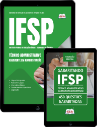 Capa Combo IFSP 2025 - Técnico Administrativo - Assistente em Administração