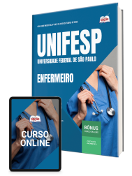 Capa Apostila UNIFESP 2025 - Enfermeiro