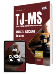 Capa Apostila TJ-MS 2026 - Analista Judiciário - Área fim
