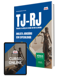 Capa Apostila TJ-RJ 2026 - Analista Judiciário (sem especialidade)