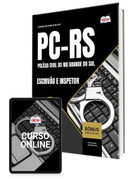 Capa Apostila PC-RS 2025 - Escrivão e Inspetor