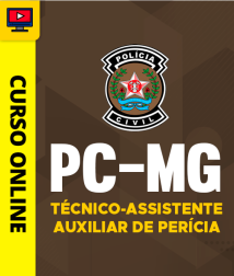 Capa Curso Polícia Civil - MG - Técnico-Assistente - Auxiliar de Perícia