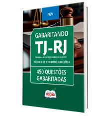 Capa Caderno de Questões TJ-RJ - Técnico de Atividade Judiciária - 450 Questões Gabaritadas
