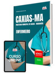 Capa Apostila Prefeitura de Caxias - MA 2026 - Enfermeiro