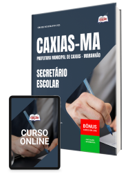 Capa Apostila Prefeitura de Caxias - MA 2026 - Secretário Escolar