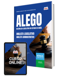 Capa Apostila ALEGO 2026 - Analista Legislativo - Analista Administrativo