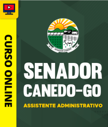 Capa Curso Prefeitura de Senador Canedo-GO - Assistente Administrativo
