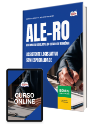 Capa Apostila ALE-RO 2025 - Assistente Legislativo - Sem especialidade