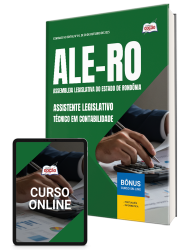 Capa Apostila ALE-RO 2025 - Assistente Legislativo - Técnico em Contabilidade