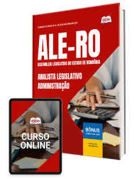 Capa Apostila ALE-RO 2025 - Analista Legislativo - Administração
