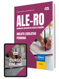 Capa Apostila ALE-RO 2025 - Analista Legislativo - Pedagogia