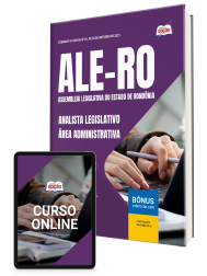 Capa Apostila ALE-RO 2025 - Analista Legislativo - Área Administrativa