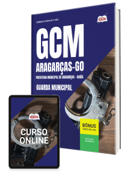 Capa Apostila Prefeitura de Aragarças-GO 2026 - Guarda Civil Municipal