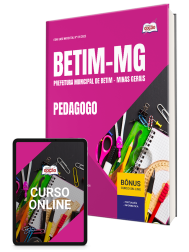 Capa Apostila Prefeitura de Betim - MG 2026 - Pedagogo
