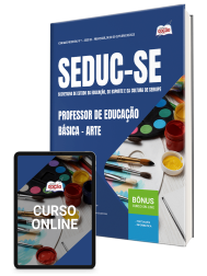 Capa Apostila SEDUC-SE 2026 - Professor de Educação Básica – Arte