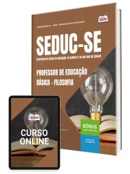 Capa Apostila SEDUC-SE 2026 - Professor de Educação Básica – Filosofia