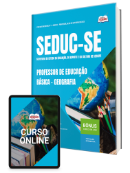Capa Apostila SEDUC-SE 2026 - Professor de Educação Básica – Geografia